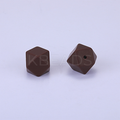 Hexagonal Silicone Beads SI-JX0020A-22-1