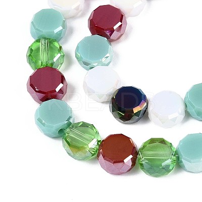 Electroplate Glass Beads Strands EGLA-N022-03A-A05-1