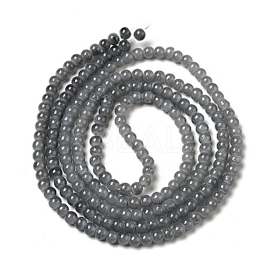 Imitation Jade Glass Beads Strands DGLA-S076-4mm-30-1
