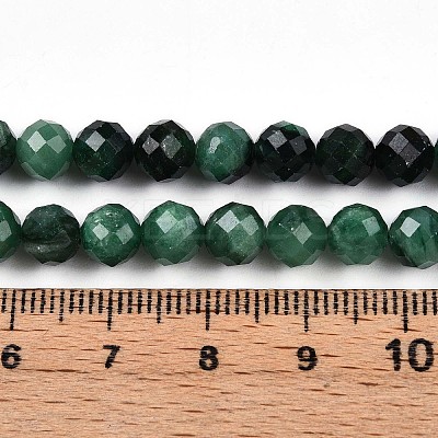 Natural Fuchsite Beads Strands G-T140-20A-1