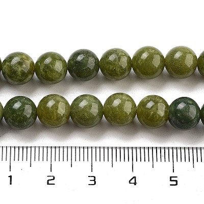 Natural Canada Jade Beads Strands G-NH0029-02A-1