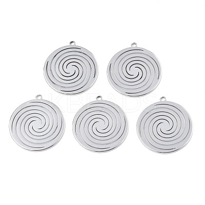 Non-Tarnish 201 Stainless Steel Pendants STAS-T063-185P-1