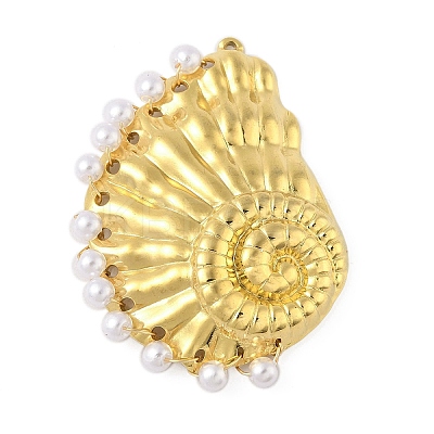 Plastic Imitation Pearl Pendants LS-STAS-P408-21A-G-1