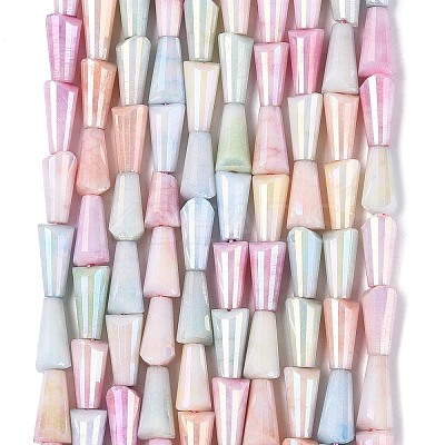 Anti-Tarnish Electroplate Glass Beads Strands GLAA-T025-27-01A-1