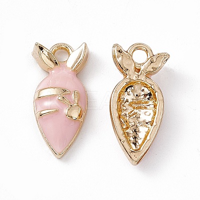 Alloy Enamel Pendants PALLOY-P287-12G-03-1