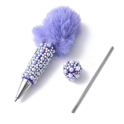 Alloy Beadable Pen AJEW-A066-01B-1