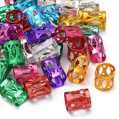 Aluminum Dreadlocks Beads Hair Decoration ALUM-R003-M-1-1