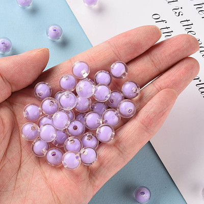 Transparent Acrylic Beads TACR-S152-15A-SS2114-1