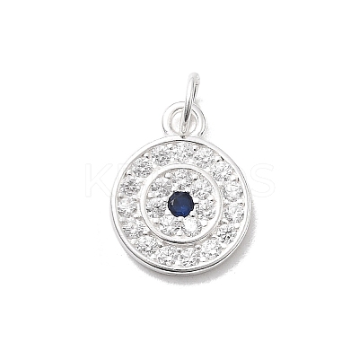 925 Sterling Silver Micro Pave Cubic Zirconia Pendants STER-D309-01G-S-1