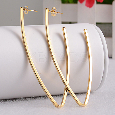 Great 304 Stainless Steel Ear Studs EJEW-L127-05-1