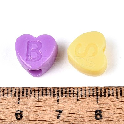 650-700G 6 Colors Opaque Acrylic Beads OACR-T029-81M-1