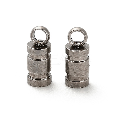 201 Stainless Steel Cord Ends STAS-S167-01B-P-1