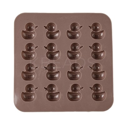 Square with Duck DIY Food Grade Silicone Mold DIY-K075-29-1