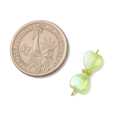 AB Color Transparent Acrylic Connector Charms PALLOY-JF04434-1