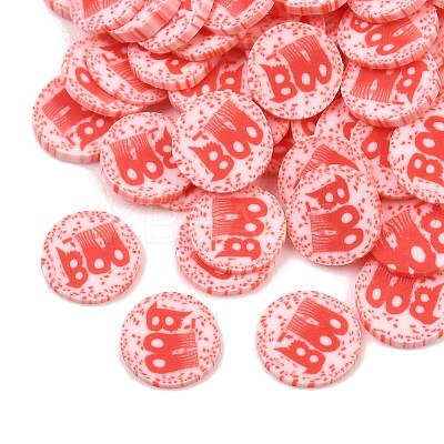 Halloween Handmade Polymer Clay Cabochons CLAY-A007-08B-1