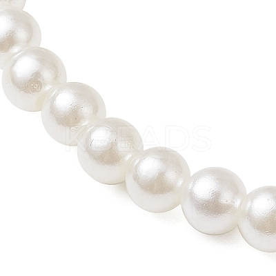 3Pcs ABS Plastic Imitation Pearl Beads Stretch Bracelets for Women BJEW-JB11869-1