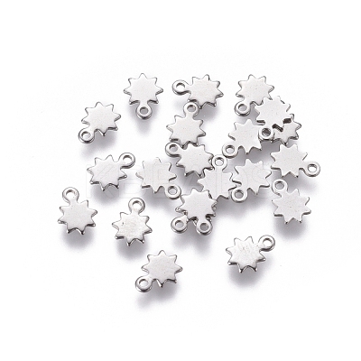 Tarnish Resistant 304 Stainless Steel Charms STAS-G214-43P-1