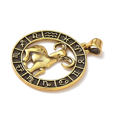 Brass Pendants KK-L243-31AG-1