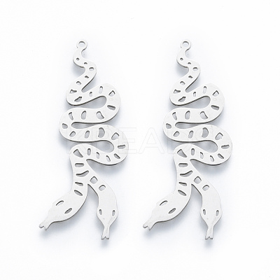 Non-Tarnish 201 Stainless Steel Pendants STAS-N090-LA910-1-1