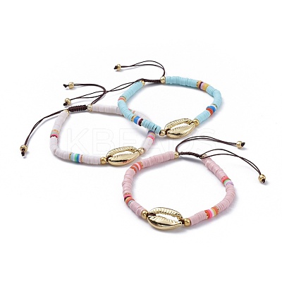 Nylon Thread Braided Beads Bracelets BJEW-JB04554-M-1