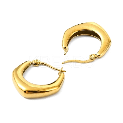 304 Stainless Steel Hoop Earrings EJEW-K271-02C-G-1
