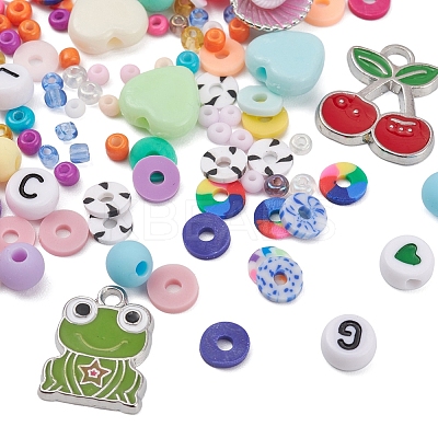 DIY Seed & Heishi Beads Jewelry Set Making Kit DIY-YW0005-20-1
