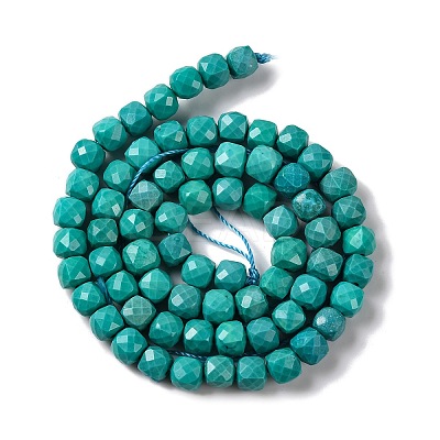 Natural Howlite Beads Strands G-G001-B02-03-1