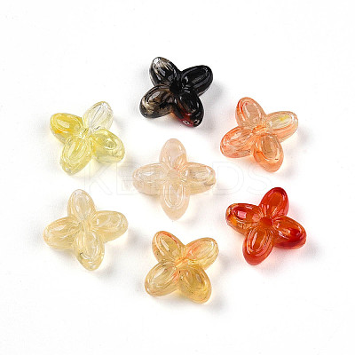 Transparent Acrylic Beads TACR-T028-35H-1