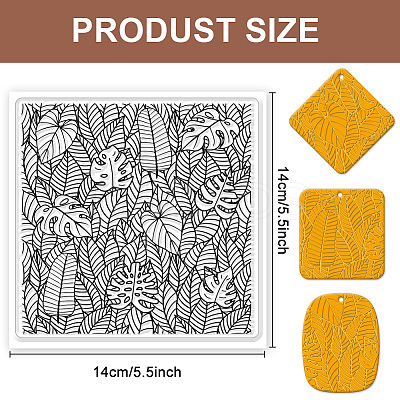 Silicone Clay Texture Mat AJEW-WH0447-010-1