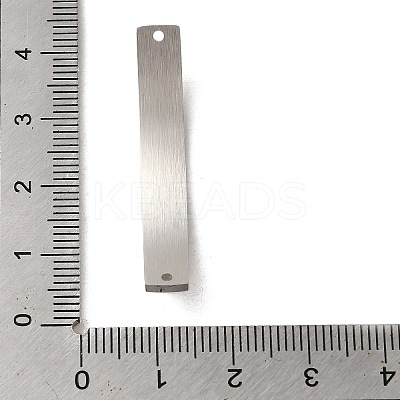 Non-Tarnish 304 Stainless Steel Connector Charms STAS-R117-03P-1