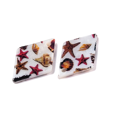 Natural Freshwater Shell Pendants BSHE-S304-19C-1
