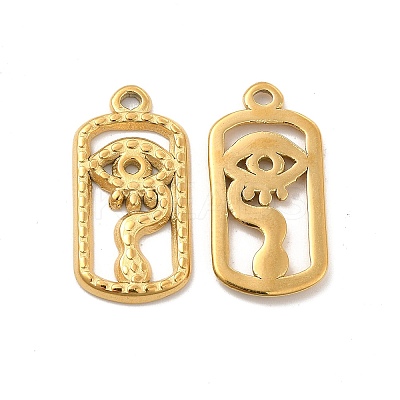 Ion Plating(IP) 304 Stainless Steel Pendants STAS-B032-01G-1