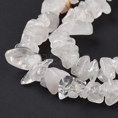 Natural Quartz Crystal Chips Beads Strands F019-2-1