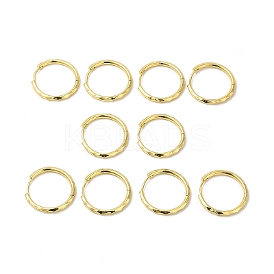 Rack Plating Brass Hinged Hoop Earrings for Women EJEW-E270-30G-1