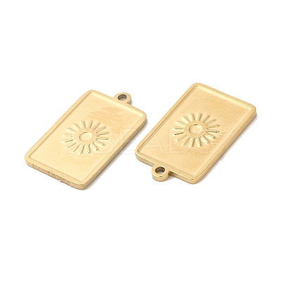 Ion Plating(IP) 316L Surgical Stainless Steel Pendants STAS-H213-47G-1
