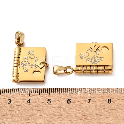 304 Stainless Steel Pendants SA-CBA694E-01G-07-1