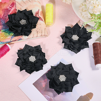 10Pcs Flower Handmade Woven Costume Accessories DIY-CA0006-35-1