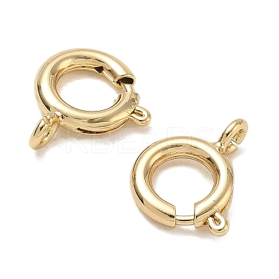 Brass Spring Ring Clasps KK-CBA1AE8-05C-G-1