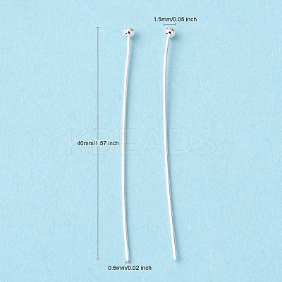 Brass Ball Head Pins LS-X-RP0.6X40mm-S-1