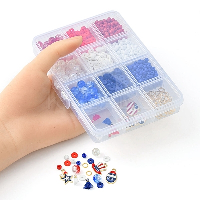 DIY Independence Day Jewelry Making Finding Kit DIY-YW0006-85-1