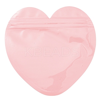 Heart Shaped Plastic Packaging Yin-yang Resealable Bags OPP-D003-02B-1