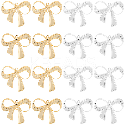 20Pcs 2 Colors Brass Connector Charms KK-BBC0022-11-1