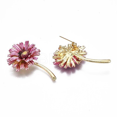 Flower Enamel Pin LS-JEWB-N007-078-1