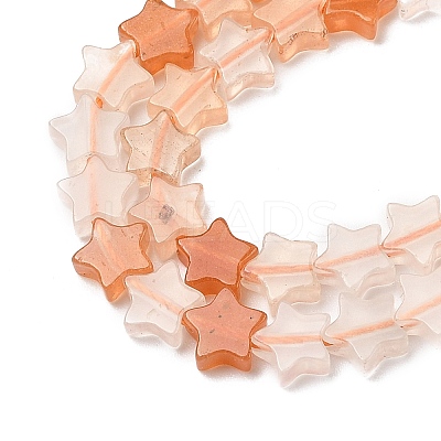 Natural Pink Aventurine Beads Strands G-H087-C06-01-1