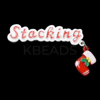 Christmas Theme Opaque Resin Cabochons LS-CRES-D011-01A-1