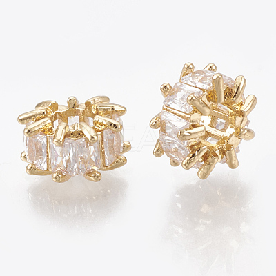 Cubic Zirconia Beads KK-S348-096-1