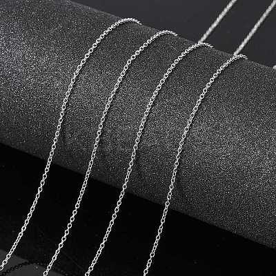 Non-Tarnish 304 Stainless Steel Cable Chains X-CHS-Q001-09-100m-1