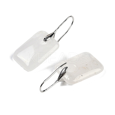 Natural Quartz Crystal Dangle Earrings EJEW-C119-02P-06-1