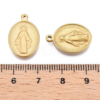 Ion Plating(IP) 304 Stainless Steel Pendants STAS-T064-39G-1