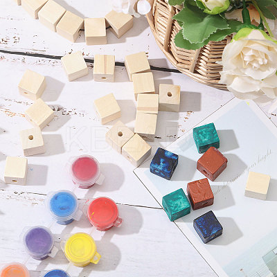 200Pcs Unfinished Wood Beads WOOD-CA0001-80-1